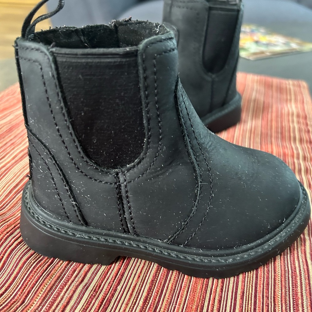 Kids Black Boots